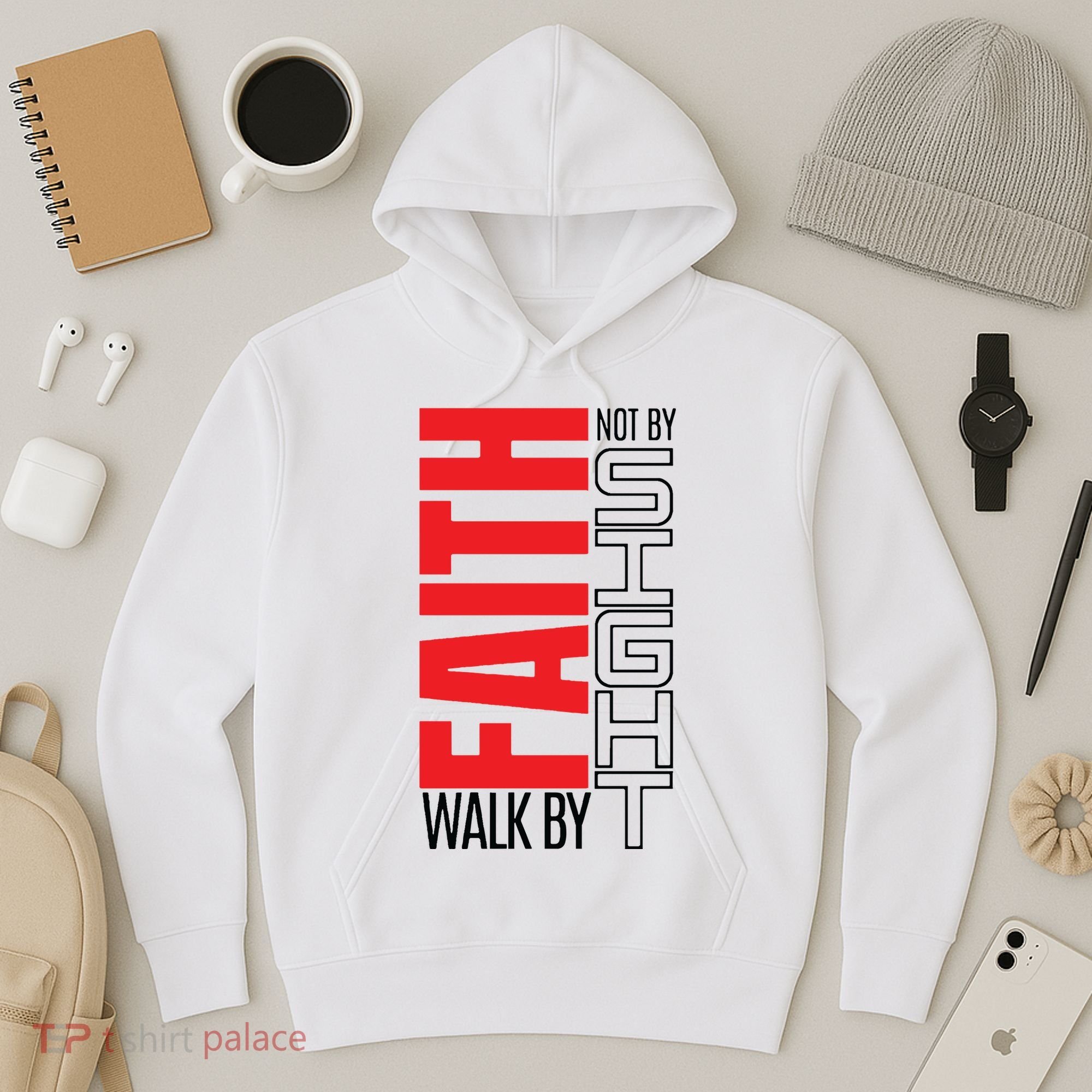 Christian Christian Walk By Faith Not By Sight Hoodie