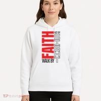 Christian Christian Walk By Faith Not By Sight Hoodie thumb 5