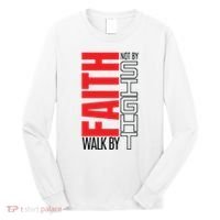 Christian Christian Walk By Faith Not By Sight Long Sleeve Shirt thumb 0