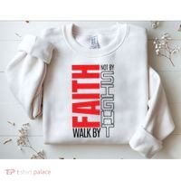 Christian Christian Walk By Faith Not By Sight Sweatshirt thumb 2