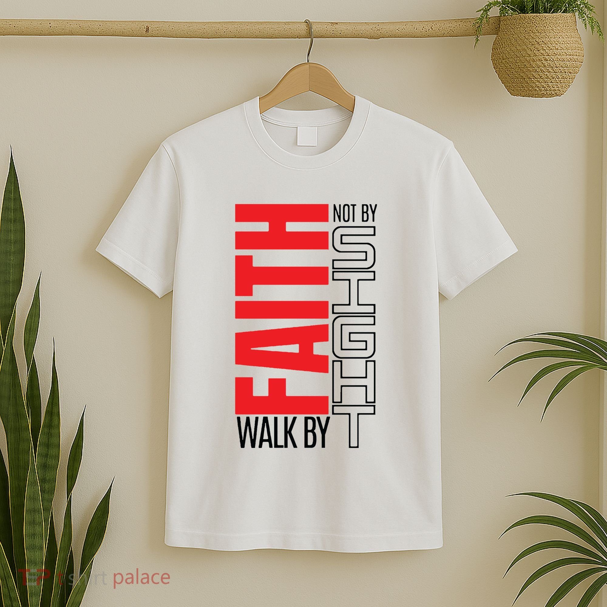 Christian Christian Walk By Faith Not By Sight T-Shirt