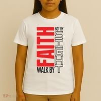 Christian Christian Walk By Faith Not By Sight T-Shirt thumb 4