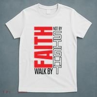 Christian Christian Walk By Faith Not By Sight T-Shirt thumb 5