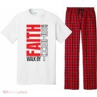 Christian Christian Walk By Faith Not By Sight Pajama Set thumb 0