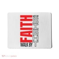 Christian Christian Walk By Faith Not By Sight Mousepad thumb 0