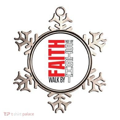 Christian Christian Walk By Faith Not By Sight Ornament
