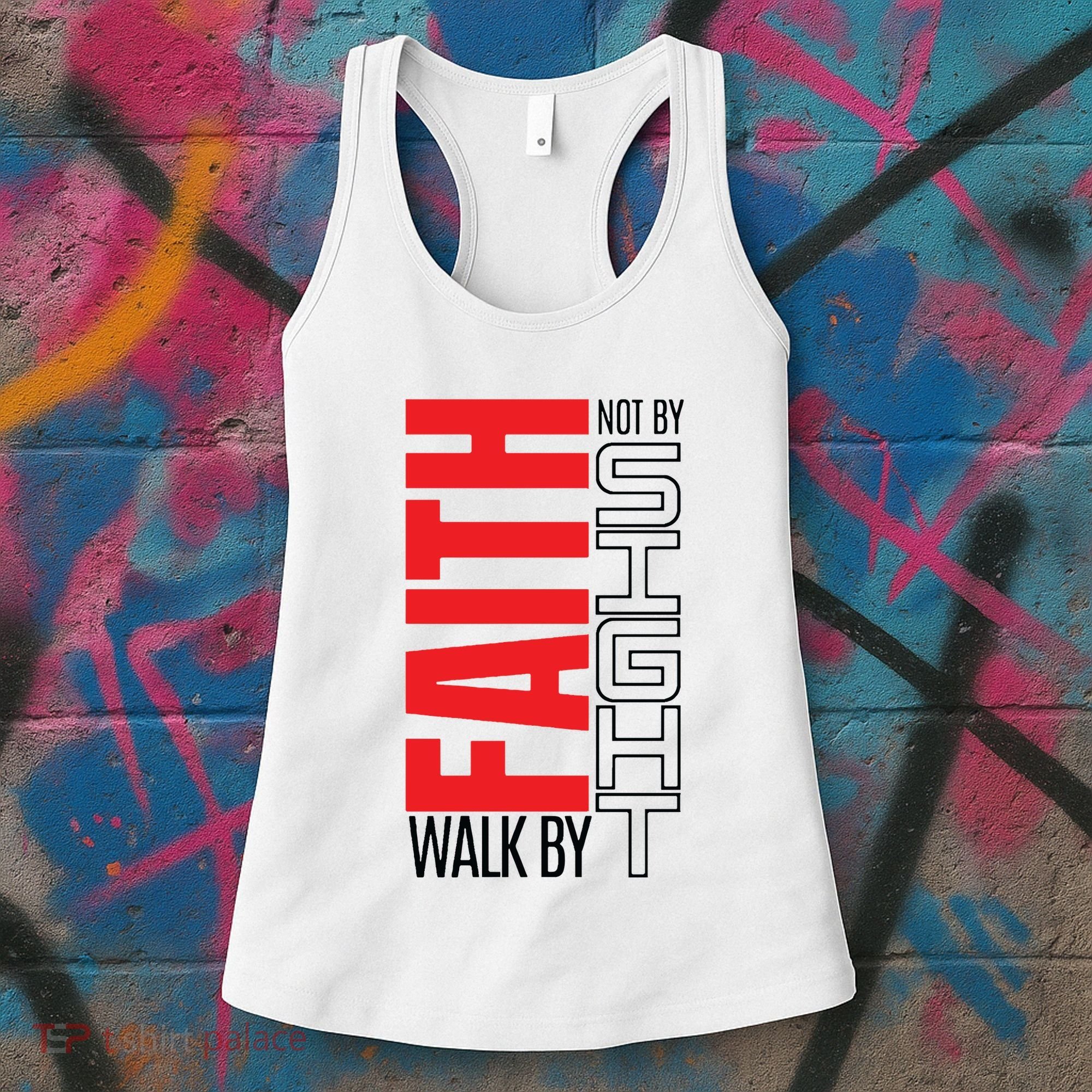 Christian Christian Walk By Faith Not By Sight Women's Tank Top