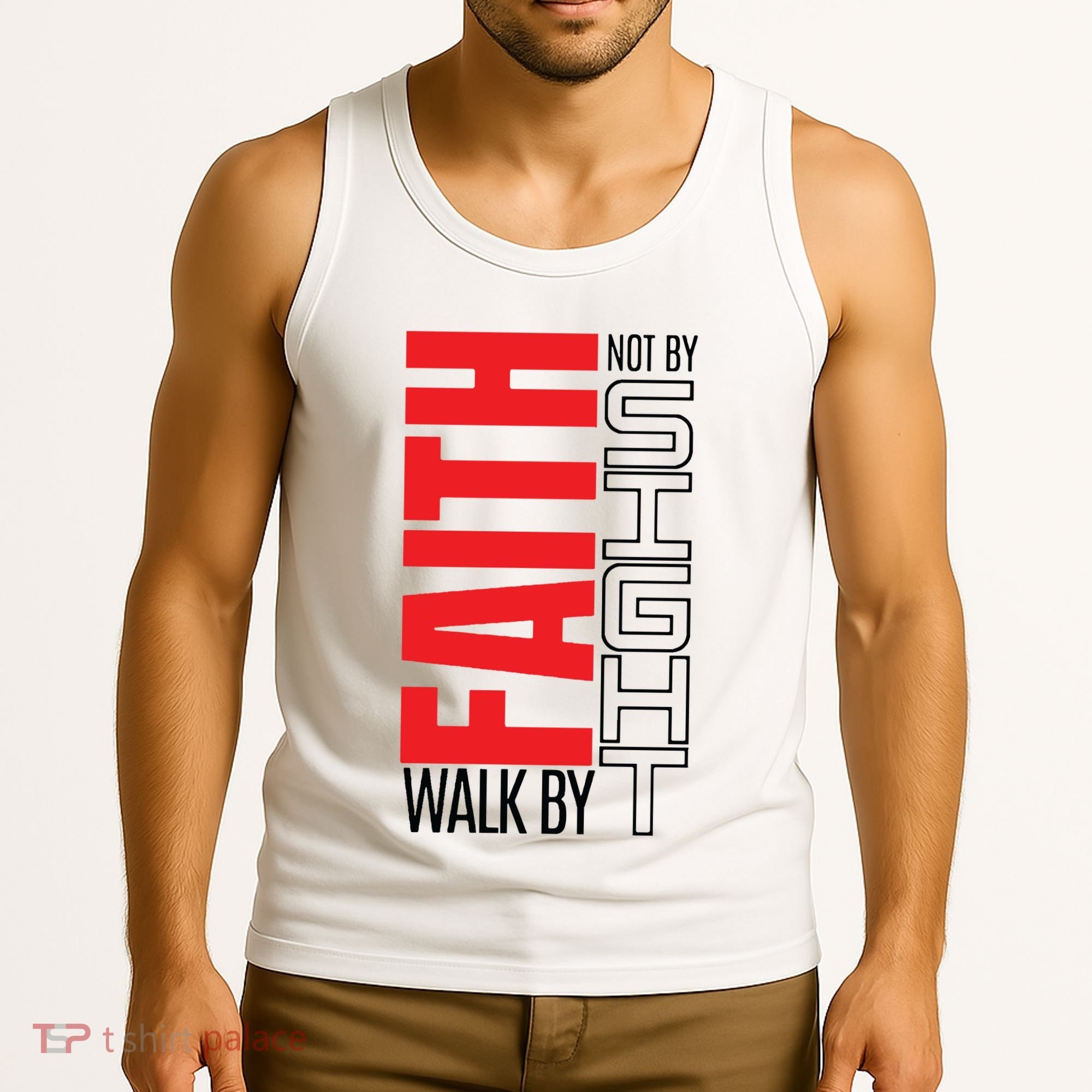 Christian Christian Walk By Faith Not By Sight Tank Top