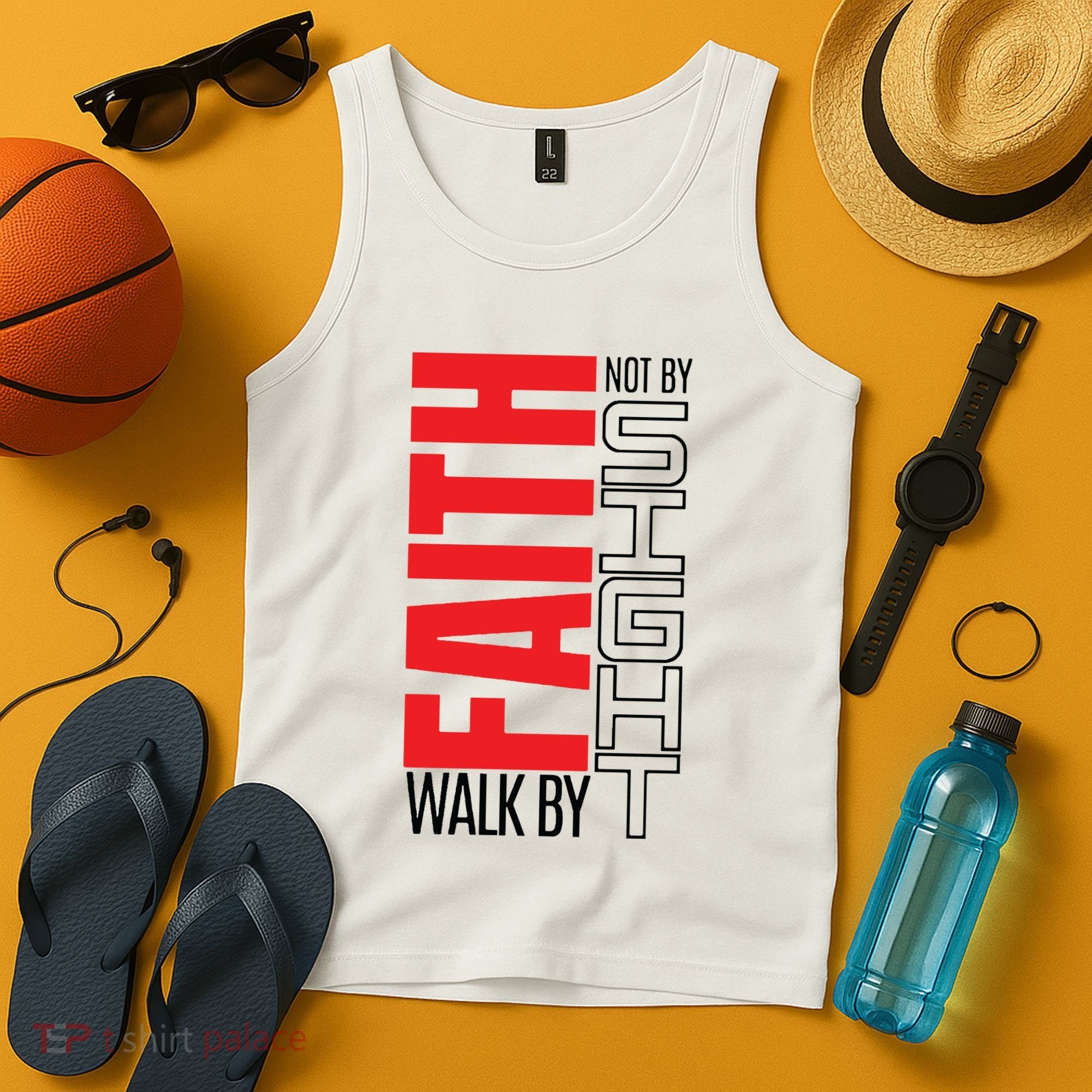 Christian Christian Walk By Faith Not By Sight Tank Top
