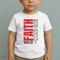 Christian Christian Walk By Faith Not By Sight Toddler T-Shirt thumb 2