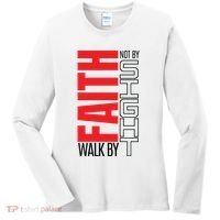 Christian Christian Walk By Faith Not By Sight Women's Long Sleeve Shirt thumb 0