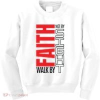 Christian Christian Walk By Faith Not By Sight Kids Sweatshirt thumb 0