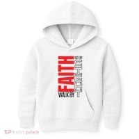 Christian Christian Walk By Faith Not By Sight Kids Hoodie thumb 0