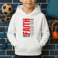 Christian Christian Walk By Faith Not By Sight Kids Hoodie thumb 2