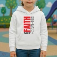 Christian Christian Walk By Faith Not By Sight Kids Hoodie thumb 3