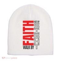 Christian Christian Walk By Faith Not By Sight Short Acrylic Beanie thumb 0