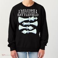 Cool Chess Welcome To The Battlefield Women's Sweatshirt thumb 0