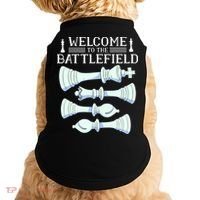 Cool Chess Welcome To The Battlefield Doggie Tank thumb 0