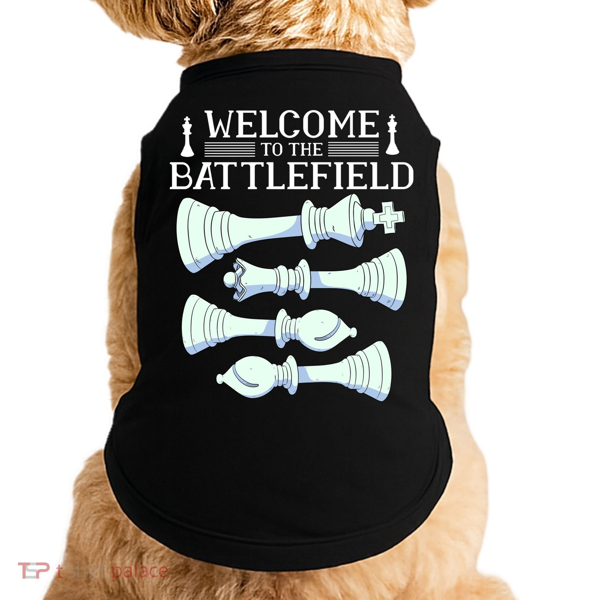 Cool Chess Welcome To The Battlefield Doggie Tank