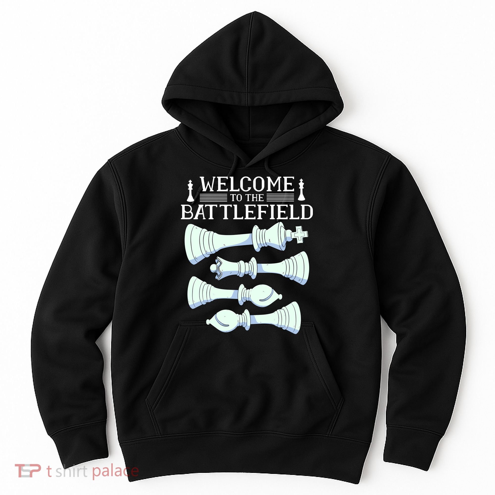 Cool Chess Welcome To The Battlefield Hoodie