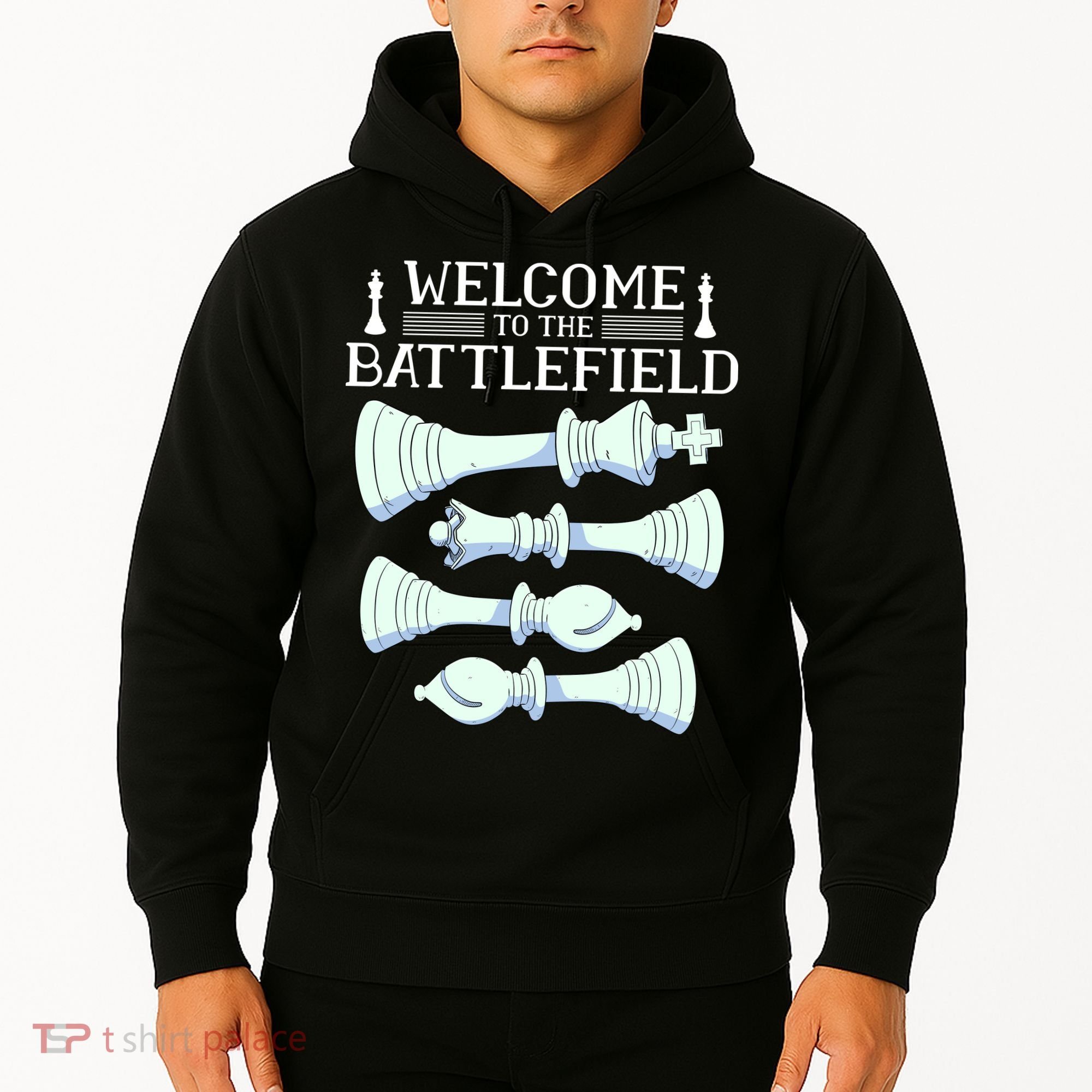 Cool Chess Welcome To The Battlefield Hoodie