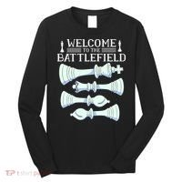 Cool Chess Welcome To The Battlefield Long Sleeve Shirt thumb 0