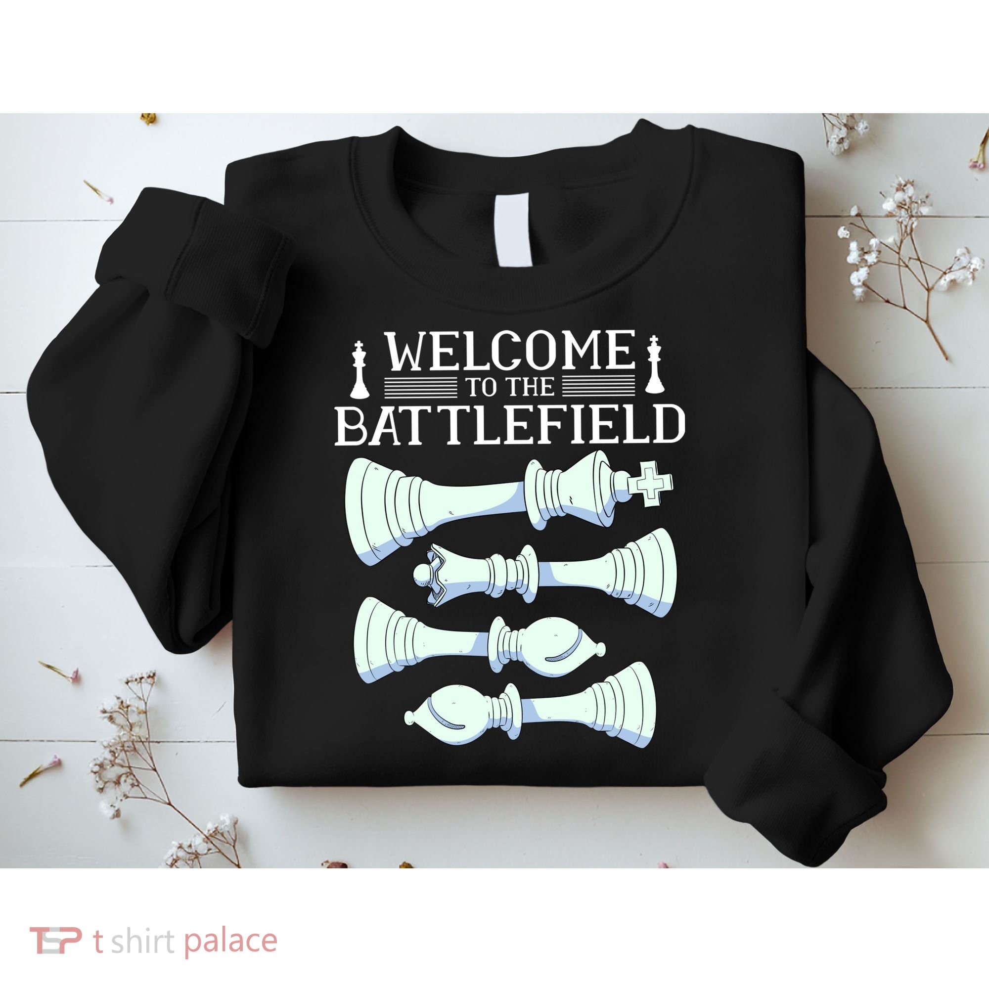 Cool Chess Welcome To The Battlefield Sweatshirt