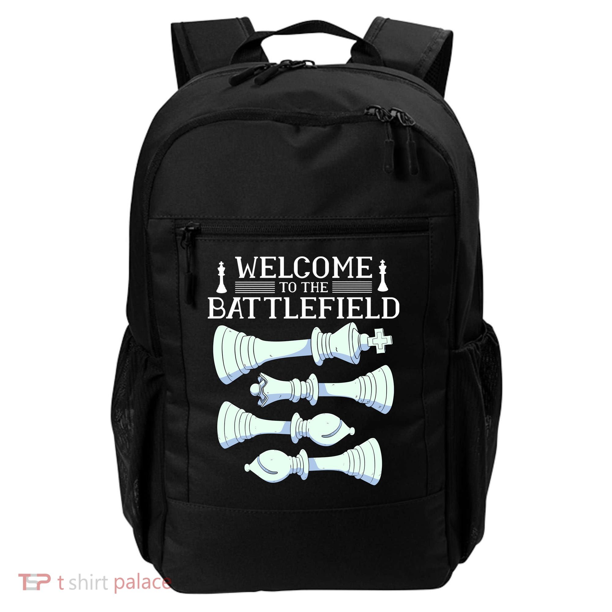 Cool Chess Welcome To The Battlefield Backpack