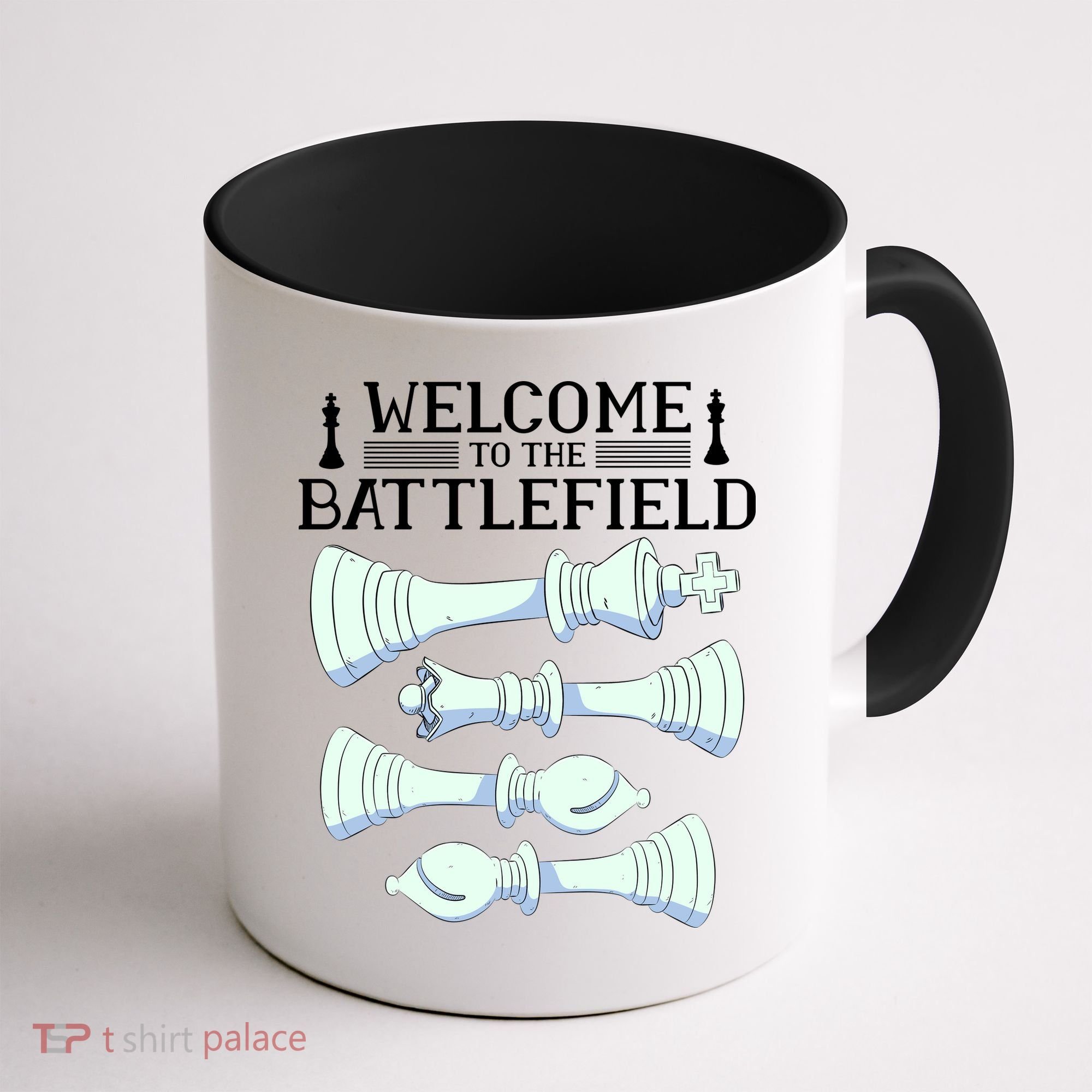 Cool Chess Welcome To The Battlefield Coffee Mug