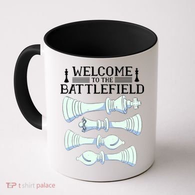 Cool Chess Welcome To The Battlefield Coffee Mug