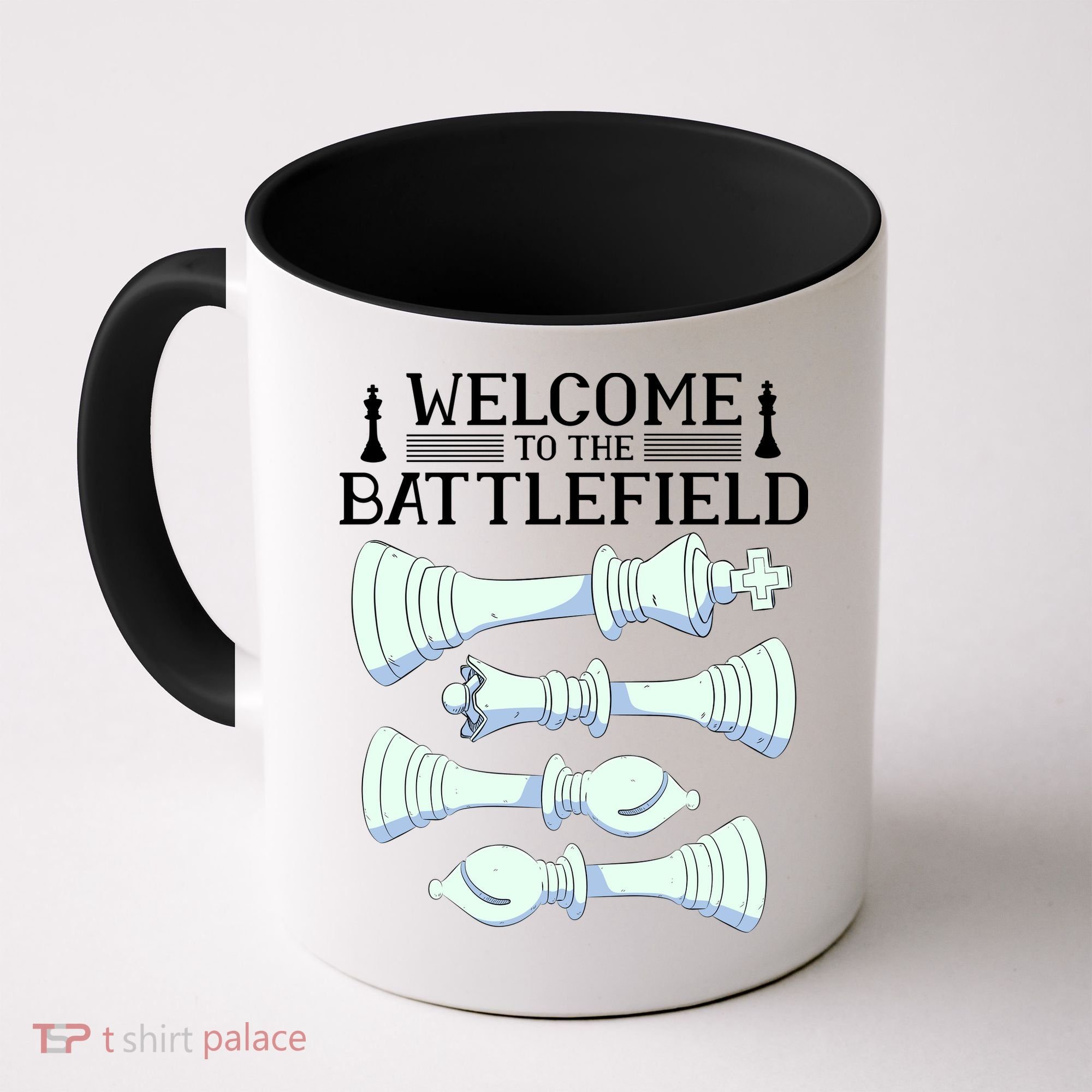 Cool Chess Welcome To The Battlefield Coffee Mug