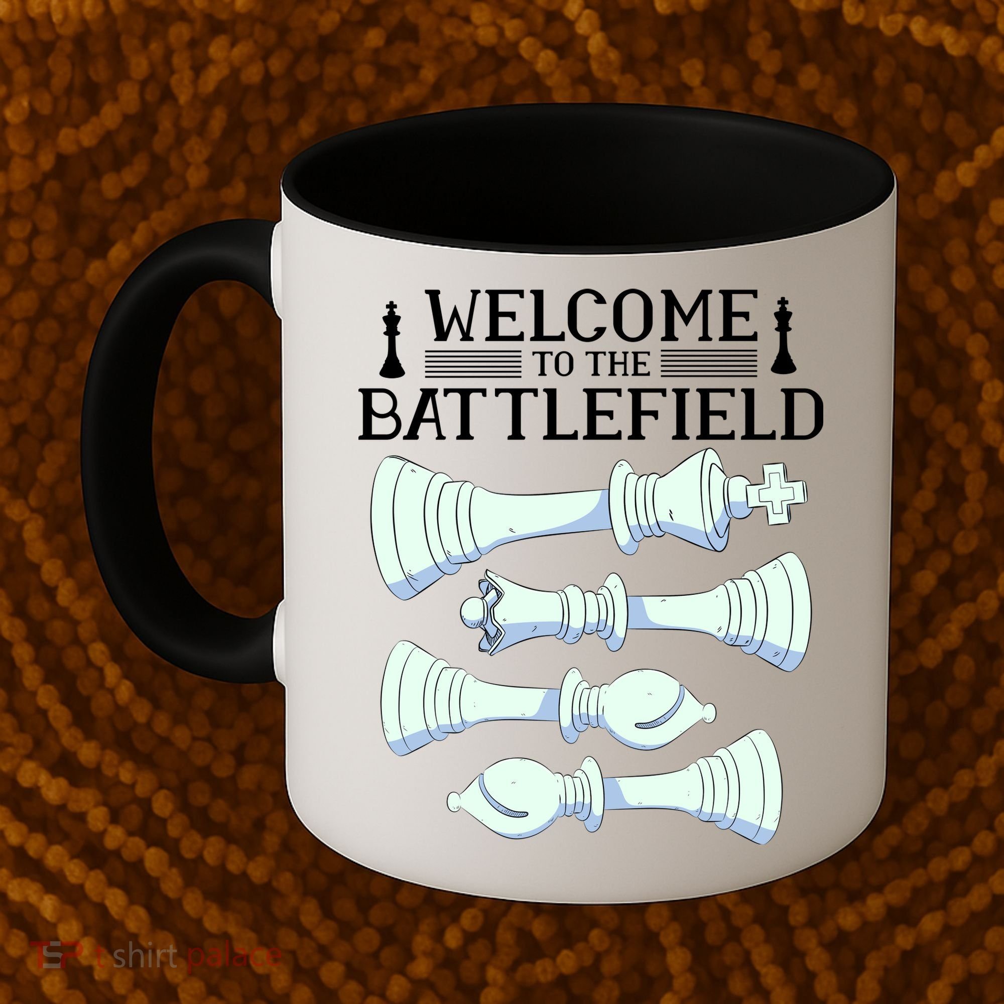 Cool Chess Welcome To The Battlefield Coffee Mug