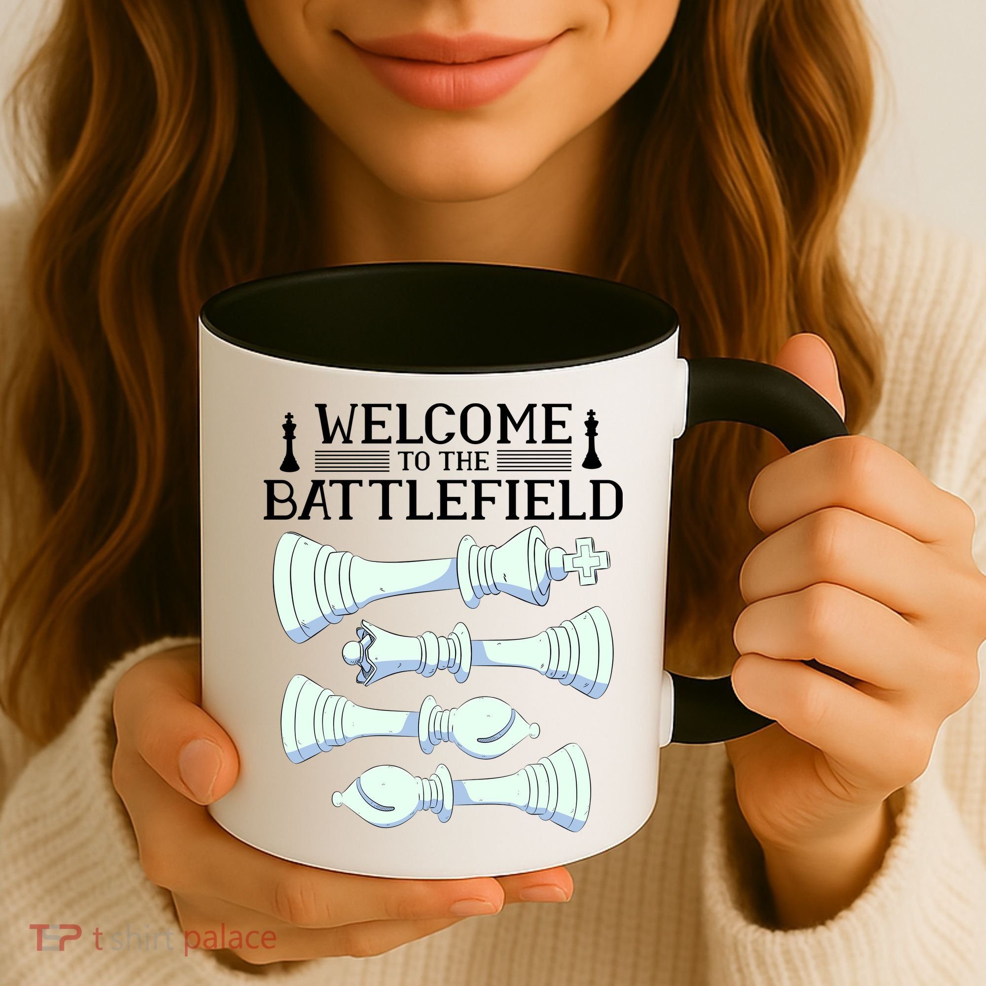 Cool Chess Welcome To The Battlefield Coffee Mug