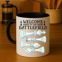 Cool Chess Welcome To The Battlefield Coffee Mug thumb 4