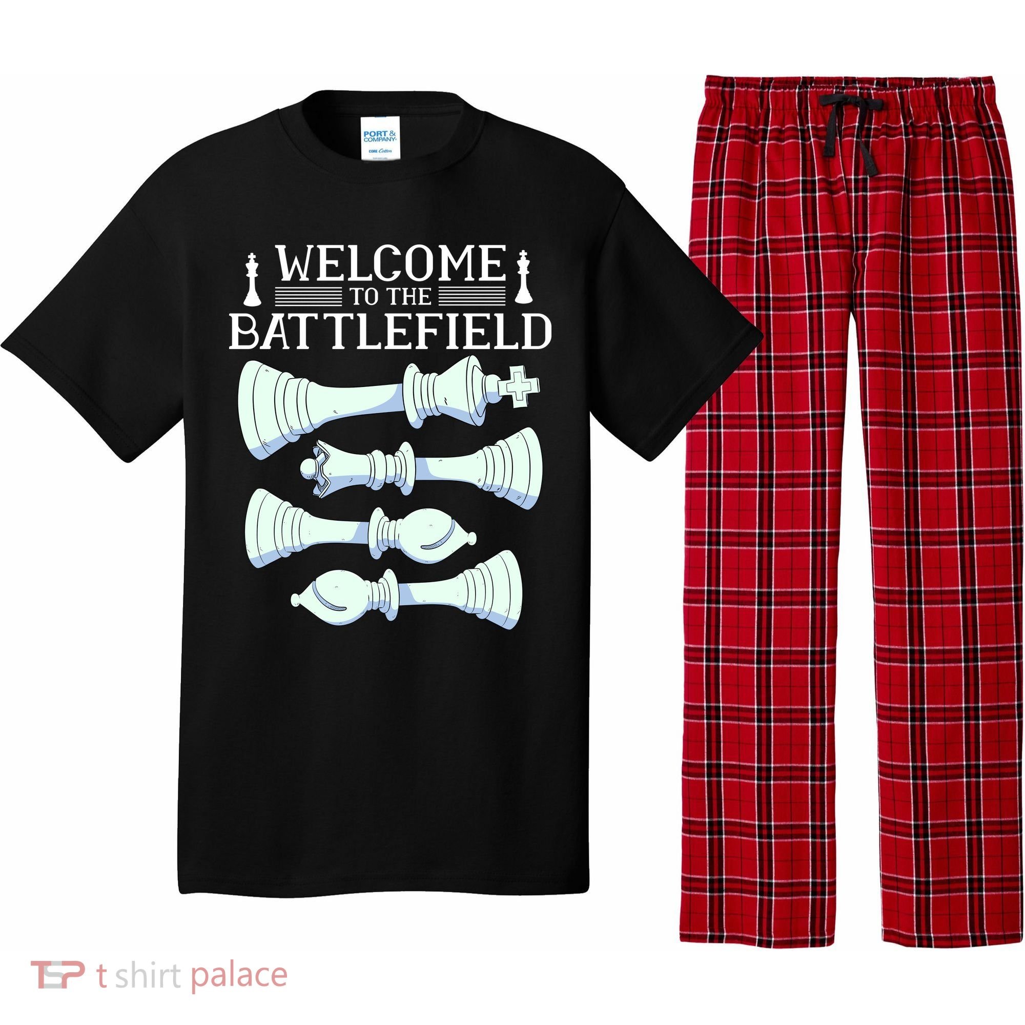 Cool Chess Welcome To The Battlefield Pajama Set