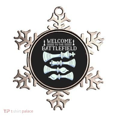 Cool Chess Welcome To The Battlefield Ornament
