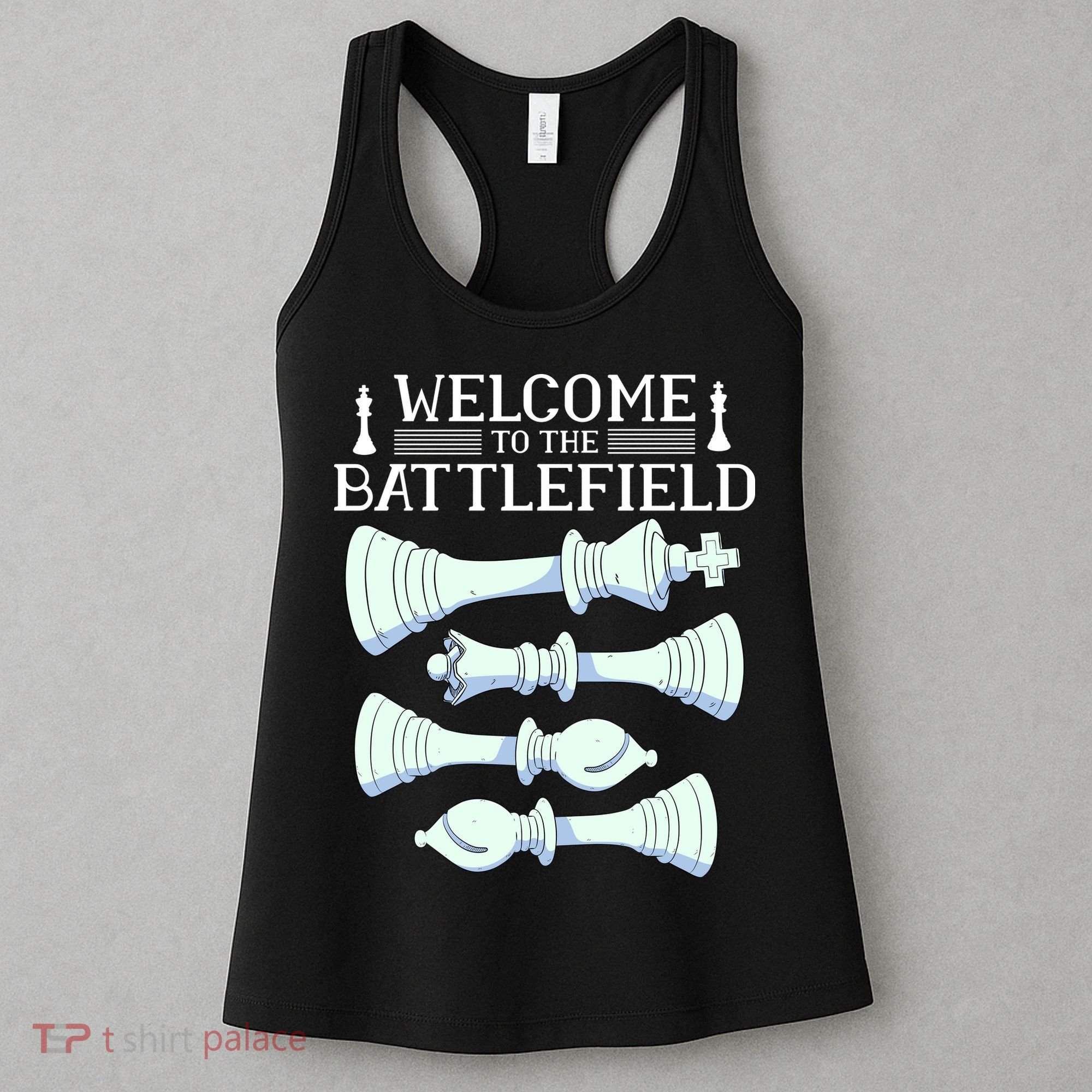 Cool Chess Welcome To The Battlefield Women's Tank Top