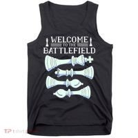 Cool Chess Welcome To The Battlefield Tank Top thumb 0