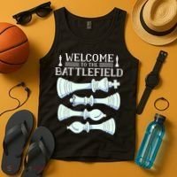 Cool Chess Welcome To The Battlefield Tank Top thumb 4