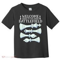 Cool Chess Welcome To The Battlefield Toddler T-Shirt thumb 0