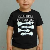 Cool Chess Welcome To The Battlefield Toddler T-Shirt thumb 2