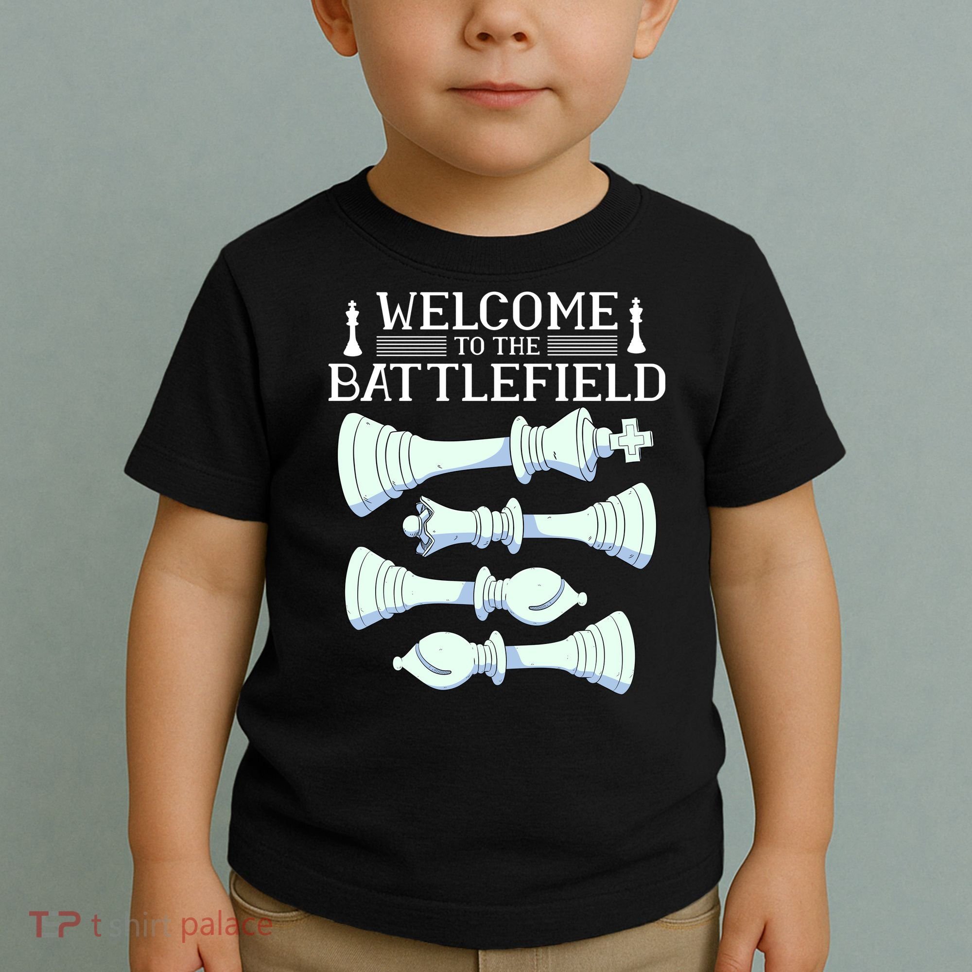 Cool Chess Welcome To The Battlefield Toddler T-Shirt