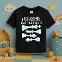 Cool Chess Welcome To The Battlefield Toddler T-Shirt thumb 3