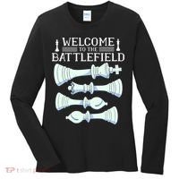 Cool Chess Welcome To The Battlefield Women's Long Sleeve Shirt thumb 0