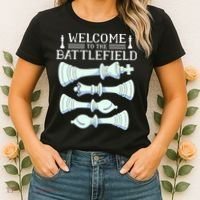 Cool Chess Welcome To The Battlefield Women's T-Shirt thumb 2