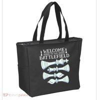 Cool Chess Welcome To The Battlefield Tote Bag thumb 2