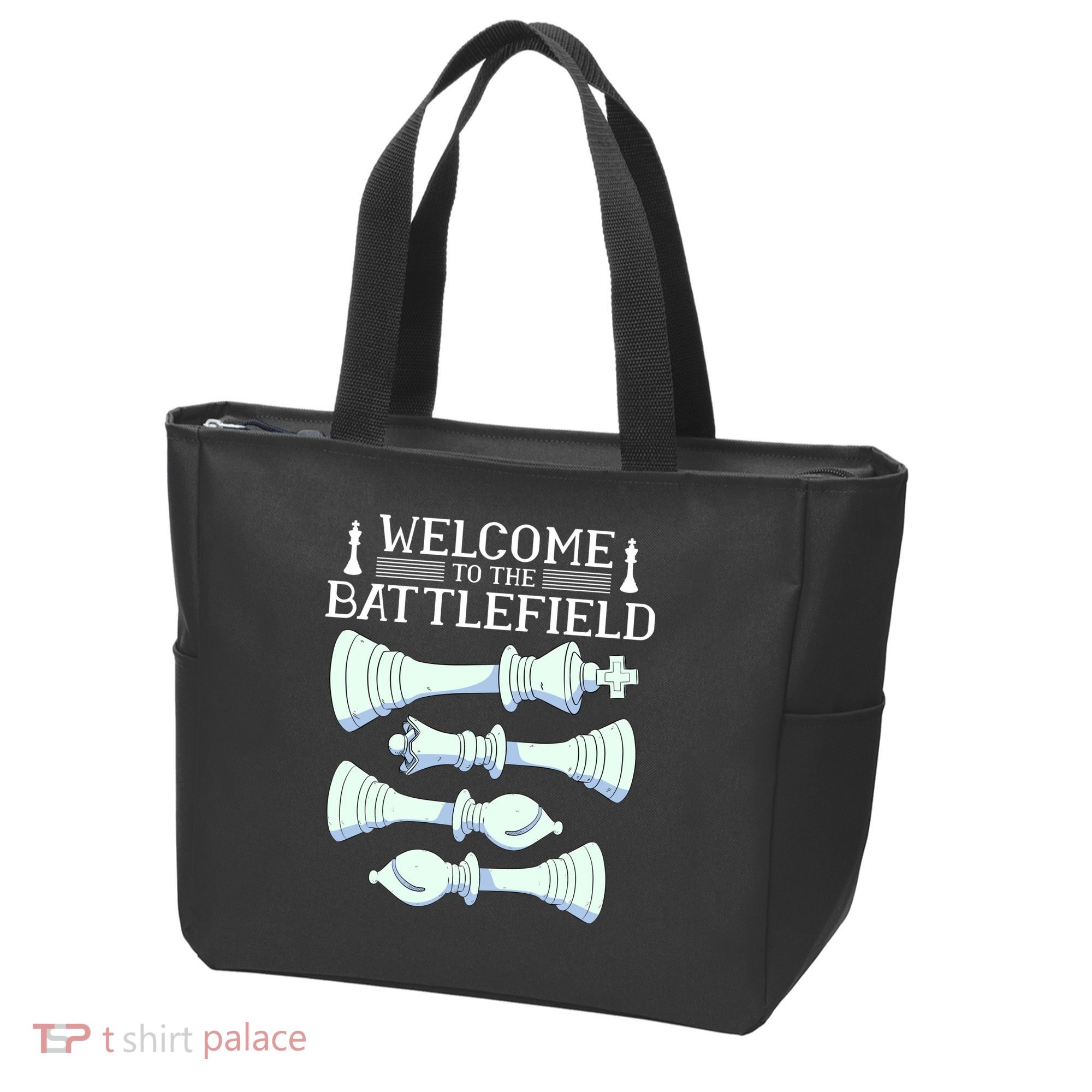 Cool Chess Welcome To The Battlefield Tote Bag