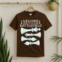 Cool Chess Welcome To The Battlefield T-Shirt thumb 2