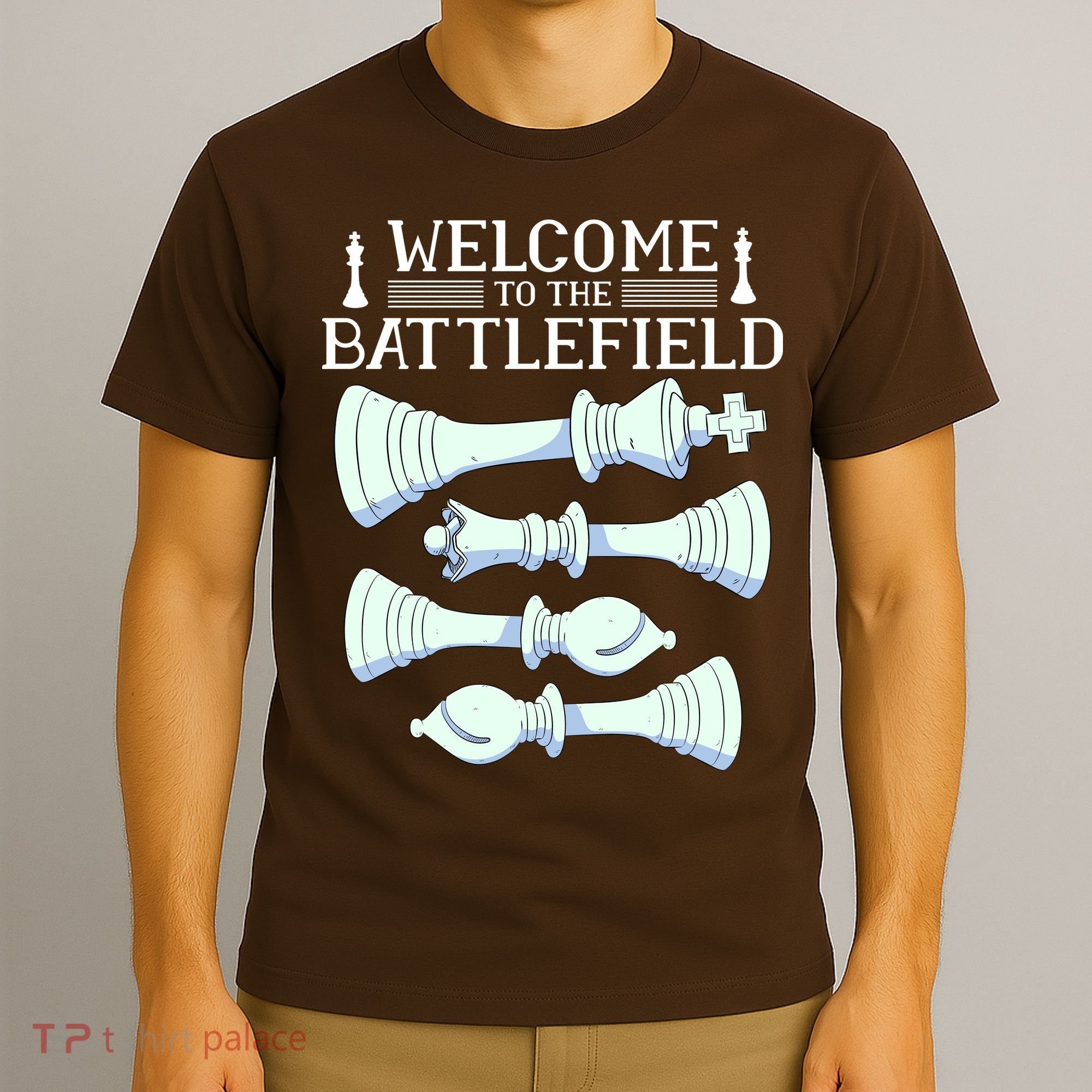 Cool Chess Welcome To The Battlefield T-Shirt