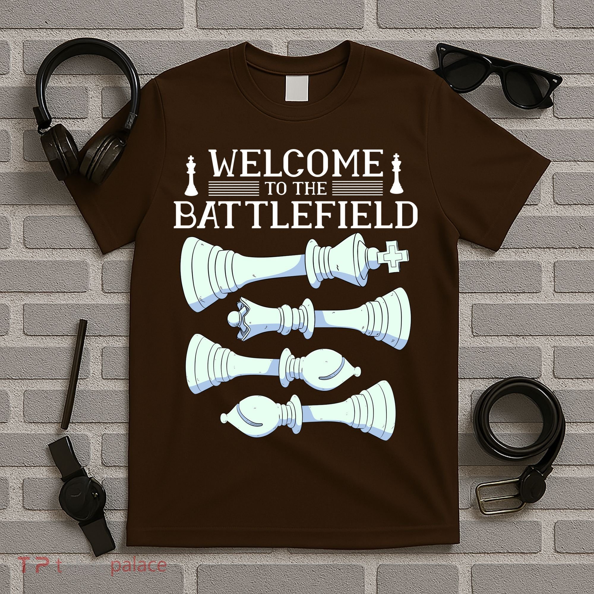 Cool Chess Welcome To The Battlefield T-Shirt